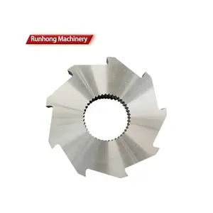 Double Shaft Recycling Wood Shredder Cutting Blades And Knives For Waste Furniture Recycling Machine