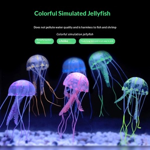 Medusa de Simulación Flotante de Silicona Suave Fluorescente Transparente - Product Image 2