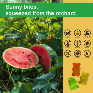 Caramelle Gommose Proteiche al Gusto Anguria, Snack ad Alto Contenuto Proteico 17g, Recupero Energetico, Produzione OEM ODM con Etichetta Privata - Product Image 5