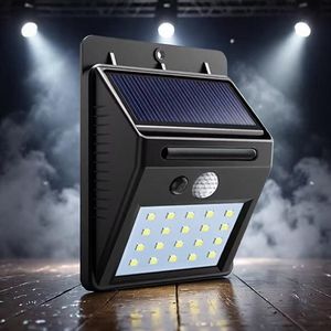 LED 太阳能灯 20 颗 LED 无线运动感应灯 防水太阳能户外灯 花园装饰射灯 壁灯 - Product Image 5