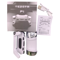 Manette de jeu filaire P1 pour tablette, joystick 6 doigts, haute sensibilité aux clics, confort ergonomique, épaisseur réglable, silicone