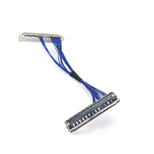 Câble micro-coaxial blindé EMI 60 broches pas de 0,4 mm OEM ODM 20788 & 20790 pour moniteur médical, casque VR/AR, tableau de bord de voiture - Product Image 2