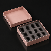 Boîtes cadeaux sur mesure en papier avec insert en mousse personnalisé, cartons rigides pour ensembles de contenants de bougies artisanales