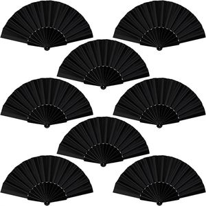 Abanicos de Mano Plegables de Plástico de 23 cm, Personalizados y de Colores, para Mujeres y Festivales, Estilo Romántico, Modelo PS, Accesorio de Juguete - Product Image 1