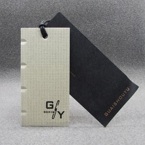 Mới Nhất Đơn Giản Phong Cách Thiết Kế Thương Hiệu Hàng May Mặc <span class=keywords><strong>Tag</strong></span> Lụa Màn Hình In Ấn Treo Thẻ, Quần Áo Nghệ Thuật Giấy Treo Thẻ - Product Image 6