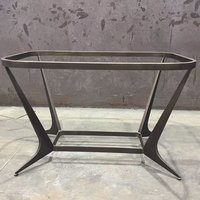 Pieds de table ergonomiques en fer au design simple et moderne, pieds de meubles en fonte, cadre en métal pour table à manger