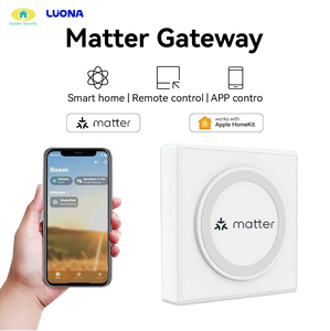 เกตเวย์สมาร์ทโฮม Tuya Zigbee 3.0 Matter Thread ปี 2026 ระยะ<span class=keywords><strong>ไกล</strong></span> ควบคุมผ่านแอป พร้อมระบบไร้<span class=keywords><strong>สาย</strong></span>และแบบใช้สายที่เสถียรยิ่งขึ้น - Product Image 1