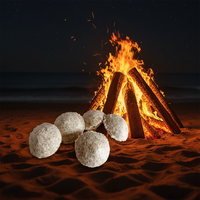 Allume-feu anti-poussière à boule d'allumage en filament de bois antiadhésif résistant à la chaleur RY330 Grill extérieur cuisson/cuisson Accessoires de barbecue