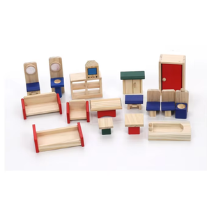 บ้าน<span class=keywords><strong>ไม้</strong></span>เด็กเล่น DIY บ้านตุ๊กตา<span class=keywords><strong>สอง</strong></span><span class=keywords><strong>ชั้น</strong></span>ขนาดเล็ก พร้อมชุดเฟอร์นิเจอร์จิ๋ว - Product Image 6