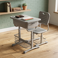 Zoshine - Juego de Mesa y Silla Escolar Ecológico y No Tóxico, Juego de Mesa y Silla Estable para Estudio y Aula para Uso Diario