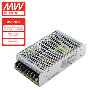 Alimentation industrielle à châssis ouvert Mean Well RS-<span class=keywords><strong>100</strong></span>-5 220V Sortie CC 100W 5V 24A 180V CC 90VCC 20A 3 ans Boîtier métallique 5VDC - Product Image 6