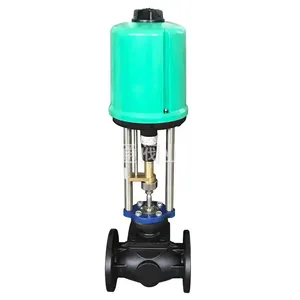 3-outlet Shunt Electric Regulating Valve DN65 Thermal Oil High-temperature Steam Combining Valve Flow Proportional Control Valve