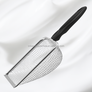 Maille en acier inoxydable Reptile Substrat Scoop Litière Cleaner Reptile Sable Pelle Jardin Fournisseur Sable Litière Scoop Pelle - Product Image 3