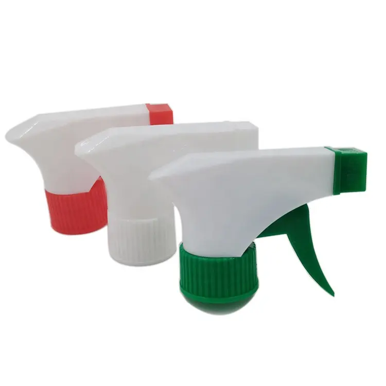 Aangepaste Prijs Plastic Vloeibare Nozzle Trigger Clear Lotion Zeepdispenser Spuit Gallon Fles Sanitizer Hand Pomp Spuitpistool