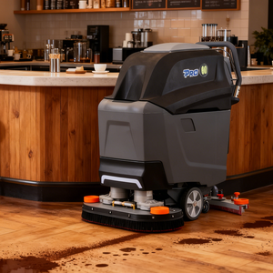 Nettoyeur de sol automatique T5BT à conducteur marchant - Machine à laver les sols industrielle pour les usines de fabrication - Product Image 1