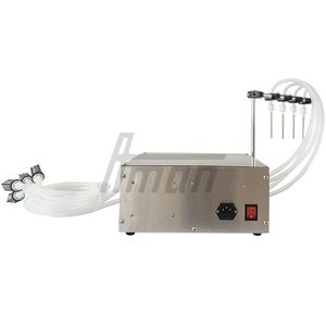 Machine de remplissage de liquides numérique électrique semi-automatique à 4 buses, haute précision (<0,5%), 220V, garantie 1 an, pour l'alimentation et les boissons - Product Image 4