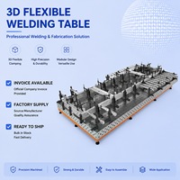 Table de soudage nitrurée usinée avec précision, surface de travail 3D flexible à charge lourde, adaptée au soudage de cadres de machines d'ingénierie