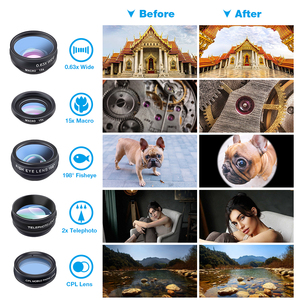 เลนส์เสริมโทรศัพท์มือถือแบบพกพา ชุดมืออาชีพ 10 in 1 สำหรับการถ่ายภาพนอกสถานที่อย่างสร้างสรรค์ APL-DG10 - Product Image 2