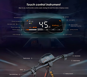 Scooter KuKirin 29nm de 15Ah para Adultos, Plegable, con Neumáticos Impermeables, para Montaña, J15/AP20, Disponible en Almacenes de la UE y el Reino Unido - Product Image 3