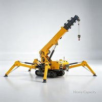 Mini-grue araignée avec télécommande pour le levage de verre, idéale pour les travaux d'infrastructure
