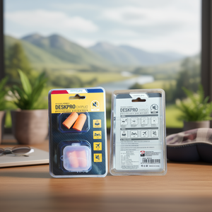 Tappi per le orecchie Deskpro, 2 pezzi, riduzione del rumore di 29 dB, per lavoro, sonno e viaggi - Product Image 2