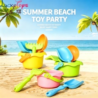 Ensemble de jouets de plage pour enfants, seau à sable pour jeux aquatiques, matériau sûr, pelle à sable, outils de plage, jouets de vente ambulante pour enfants