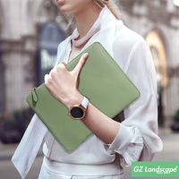 Clemence – housse de protection en cuir pour ordinateur portable, housse mince pour macbook