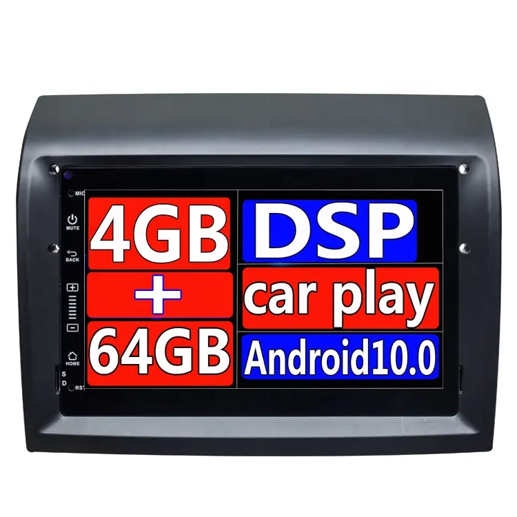 H80 Auto Xonrich Multimedia Speler 2 Din Autoradio Android Voor Fiat/Ducato/Peugeot/Boxer/Jumper Voor papegaai Swc Controle Dsp Ips