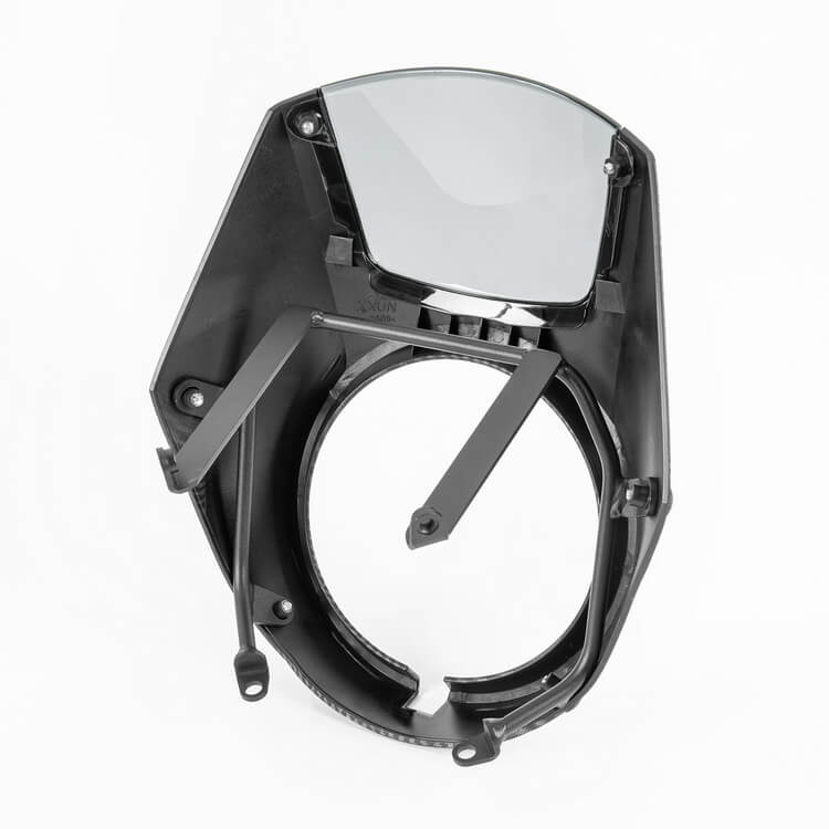 Cupolino Proteggi Faro Per Moto CL SCL 250 300 500 – Maschera Parabrezza In ABS, Effetto Carbonio (Modelli 2023-2024) - 4