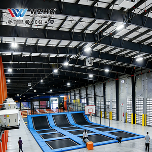 Bâtiment en acier pour centre de trampolines, respectueux de l'environnement, assemblage rapide, structure robuste, fournisseur fiable, spacieux et durable - Product Image 1