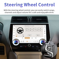 Radio Mobil LCD Android 13 11,6 Inci untuk Land Cruiser Prado 150 2010-2022 CarPlay 4G DSP 360 GPS Terintegrasi Kamera Mundur