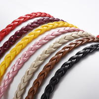 Ceinture en cuir PU tressée étroite et décontractée pour filles, avec boucle en alliage, pour robe, jupe ou pantalon, 110-130 cm, Chine