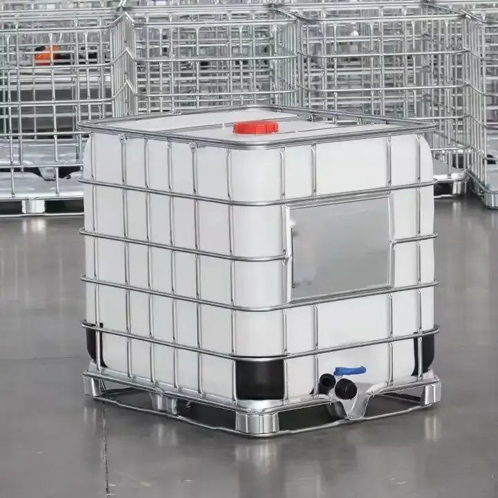 Ibc depolama kimyasal Ibc sıvı depolama tankı kullanılan Ibc konteynerler satılık Tank 1000 litre/su tankları/ibc tote hdpe tankı