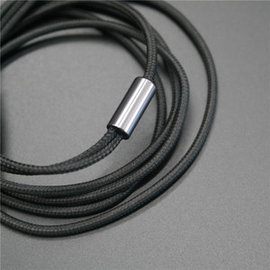 Câble Audio Mmcx compatible 3.5 Mm avec commande pour Se215 315 W10 W20 W30 W40 W50, câble tressé noir - Product Image 2