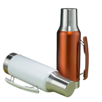 Gourde isotherme à double paroi en acier inoxydable 304 de 1300 ml avec couvercle et poignée – Vente en gros