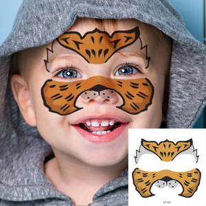 Tiebeauty Pegatinas Faciales para Niños, Diseño de Panda, Tatuajes Divertidos para Fiestas, Maquillaje Infantil Et102 - Product Image 2