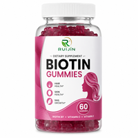 Gummies à la biotine avec vitamines C et E pour la santé des cheveux, de la peau et des ongles – Complément alimentaire – Marque privée – Formule personnalisée