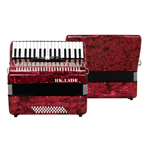 Vente en gros d'<span class=keywords><strong>accordéon</strong></span> de clavier Celluloid HK LADE34 clé 48 bass 5 de haute qualité avec accessoires de sac - Product Image 2