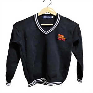 Pull-over en tricot personnalisé avec logo pour uniforme scolaire, vente en gros, livraison rapide, fabricant certifié ISO - Product Image 1