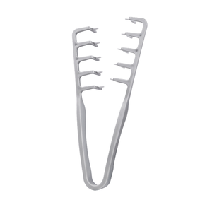 थोक आयनिक फैशन वी-आकार मालिश कंघी की बनावट चौड़े दांत कर्ली बालों की बनावट स्टाइल हेयरब्रश - Product Image 1