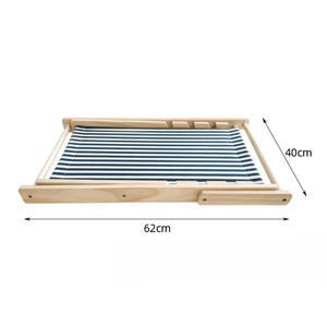 Recién llegado, <span class=keywords><strong>tumbona</strong></span> acogedora para gatos, silla de playa <span class=keywords><strong>plegable</strong></span> <span class=keywords><strong>y</strong></span> portátil, hamaca, muebles de exterior originales hechos de <span class=keywords><strong>madera</strong></span> - Product Image 5