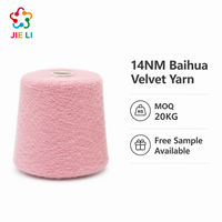 14NM Hundred Flowers Fancy Yarn,6% Wool 61% Recycled Polyester 15% Acrylic 15% Nylon 3% Spandex,Knitting Yarn for Sweater