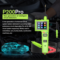 Analizador de Circuitos para Automóviles P200 Pro Power Probe, Herramienta de Diagnóstico de Motor para Prueba y Limpieza de Inyectores de Combustible - Universal
