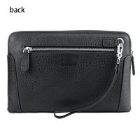 Dompet Pria AndoBag Kulit Sapi Asli Kapasitas Besar Tas Selempang Resleting Vintage Kasual Dompet Pria 1539