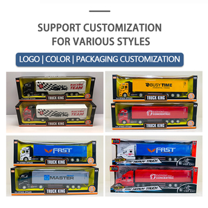 Modellino di <span class=keywords><strong>Camion</strong></span> Portacontainer in Metallo Pressofuso Scala 1:58 con Logo Personalizzato - Product Image 5