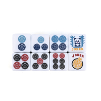 Dés de poker et de mahjong à angle droit de 16 mm D6 blancs, logo et emballage personnalisables, matériau en résine plastique