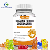 Compléments Alimentaires Gommes à la Curcumine Gommes au Poivre Noir Bio 200MG Curcumine Curcuma Gingembre