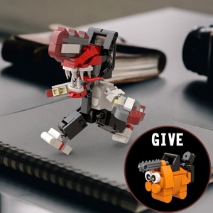 MOC1136 MOC1147 Motosserra Homem Tijolos Diabo Hunter Série Criativa Com Modelo Pochita Figuras <span class=keywords><strong>Building</strong></span> <span class=keywords><strong>Blocks</strong></span> Brinquedos Educativos - Product Image 2