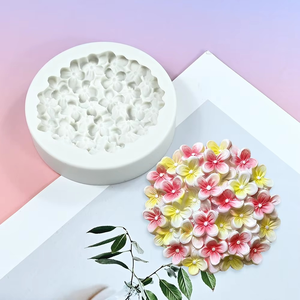 แม่พิมพ์ซิลิโคนรูปดอกไฮเดรนเยียสำหรับทำเค้ก ฟองดองท์ ไอศกรีม  วัสดุตกแต่งขนม  อุปกรณ์ทำขนมอบ - Product Image 2