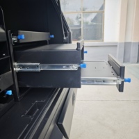 Plateau de chargement en aluminium pour pick-up 4x4 double/simple/extra cabine, avec boîte à outils, barre de toit, tête de lit et réservoir d'eau avec bouchon de remplissage pour Toyota Hilux
